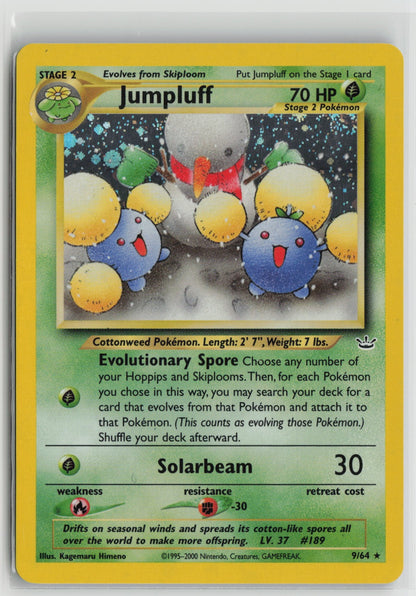 Jumpluff Holo Rare Unlimited N3 09/64 MP