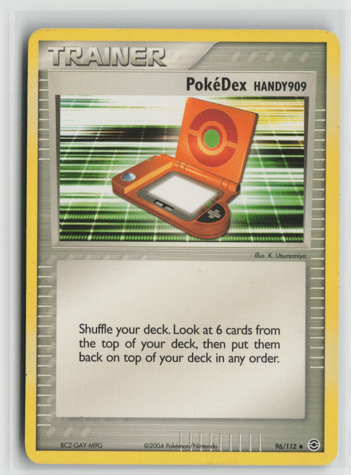 PokeDex HANDY909 Uncommon RG 96/112 NM