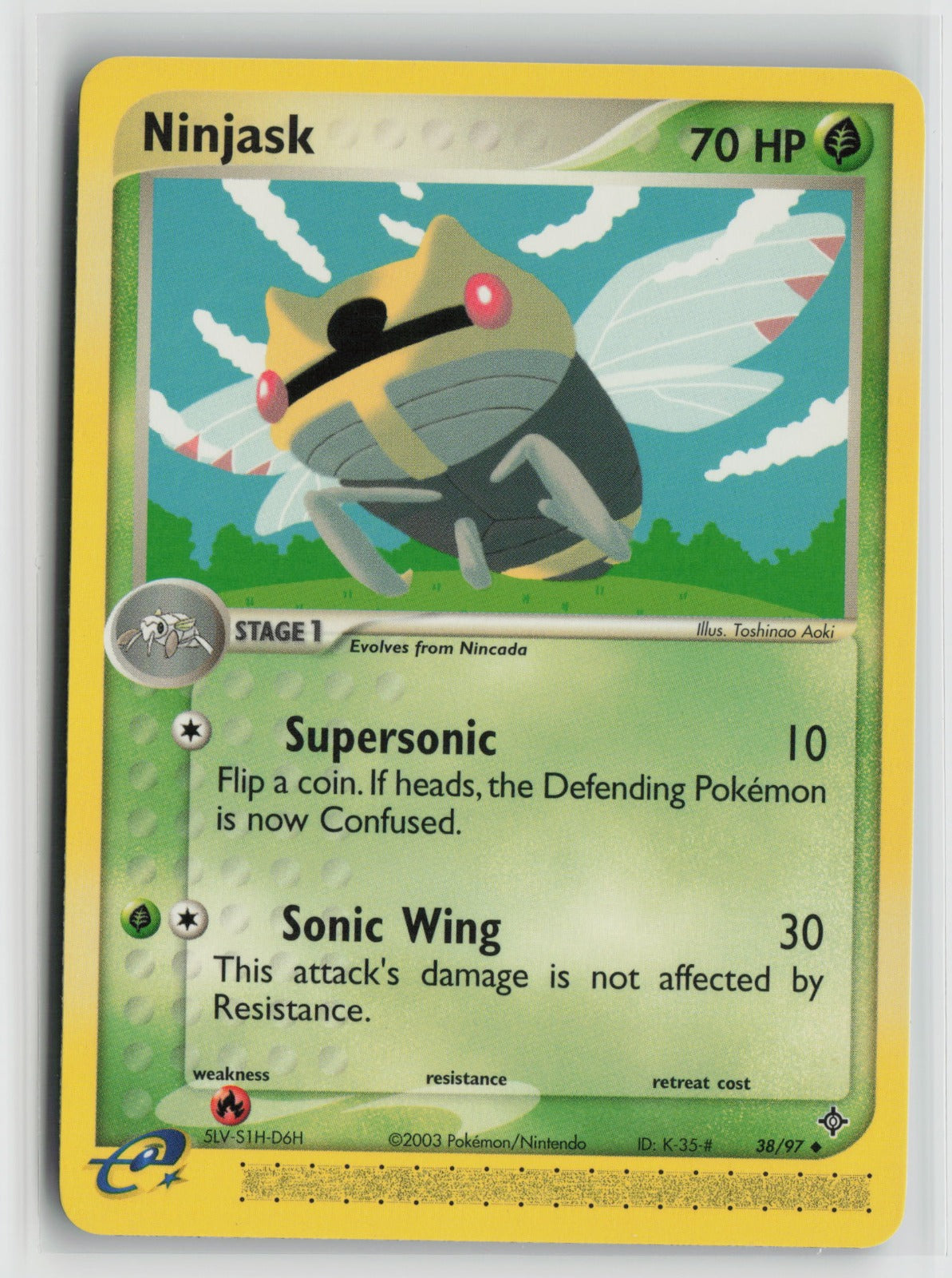 Ninjask Uncommon DR 38/97 NM