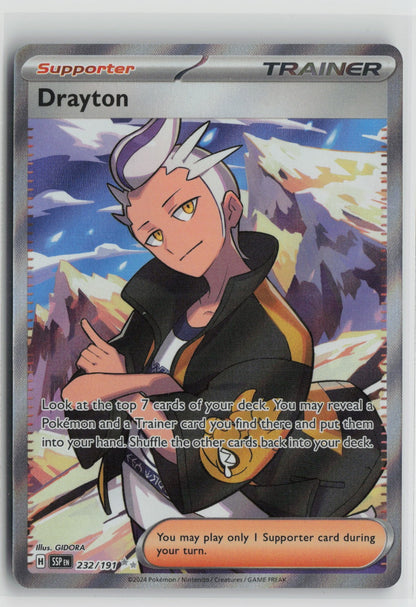 Drayton Ultra Rare Holo SSP 232/191 NM