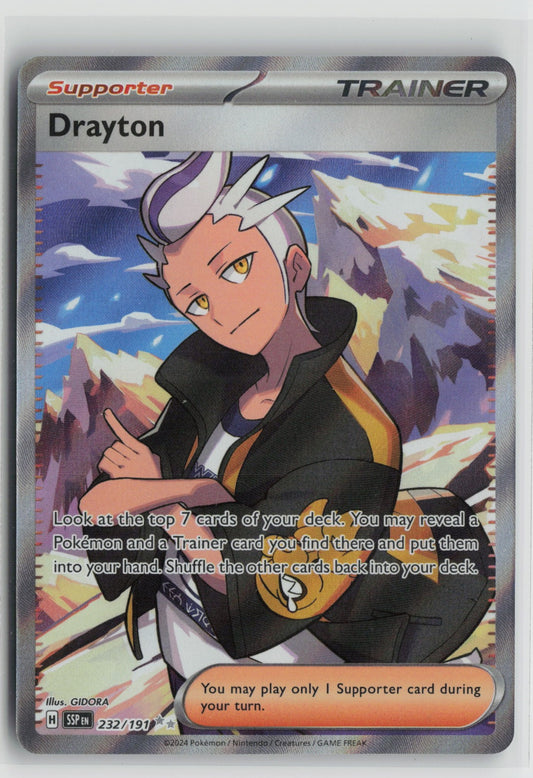 Drayton Ultra Rare Holo SSP 232/191 NM