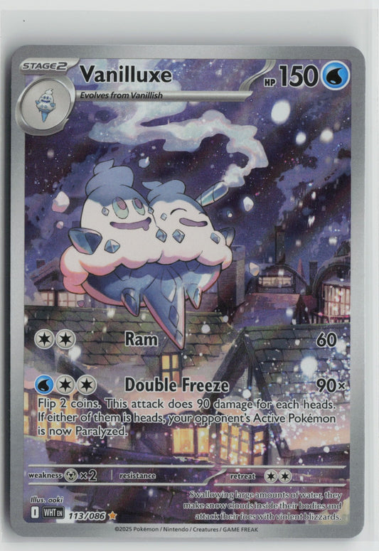 Vanilluxe - Illustration Rare Holo WHT 113/086 NM