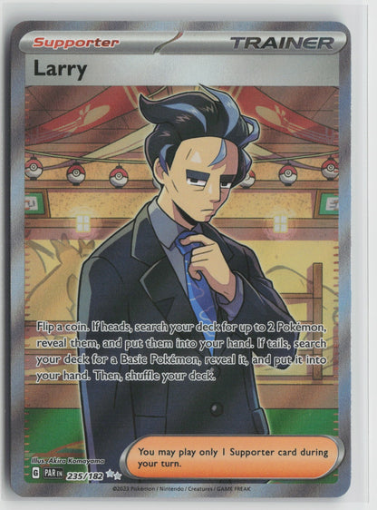 Larry Ultra Rare Holo PAR 235/182 NM