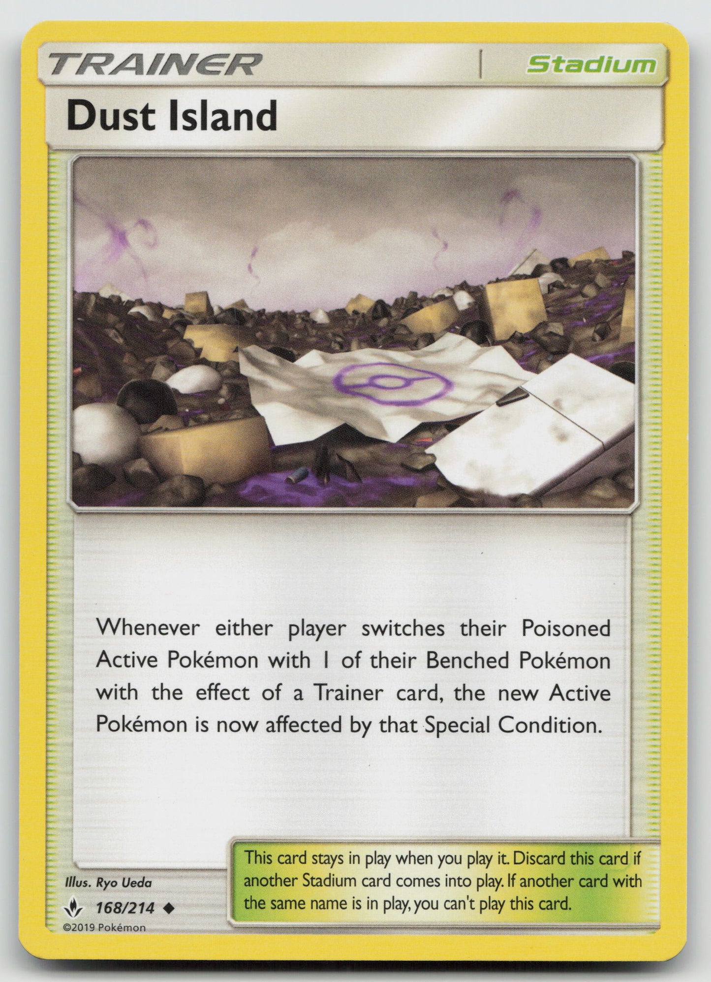 Dust Island Uncommon Normal SM10 168/214 NM