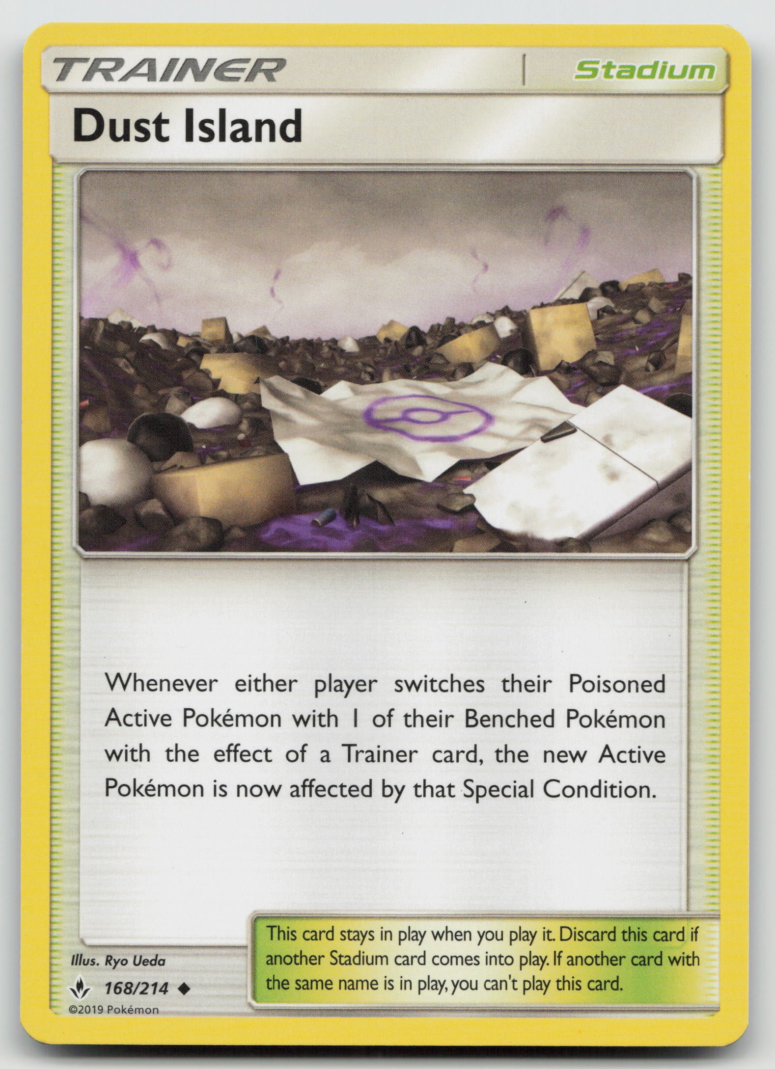 Dust Island Uncommon Normal SM10 168/214 NM