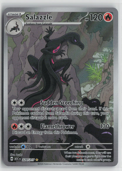 Salazzle - Illustration Rare Holo ASC 224/217 NM