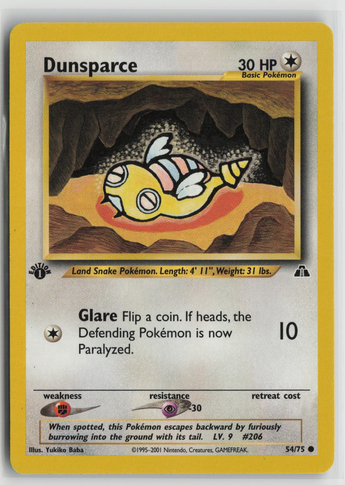 Dunsparce Common 1st Edition N2 54/75 LP