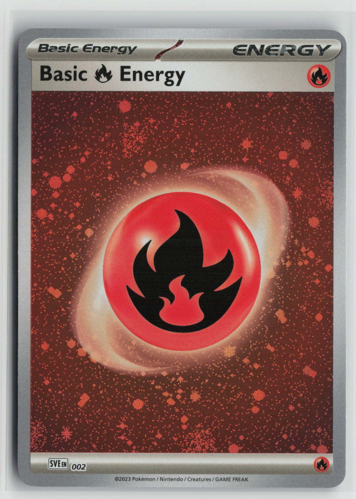 Basic Fire Energy Cosmos Holo Common Holo SVE 002 NM