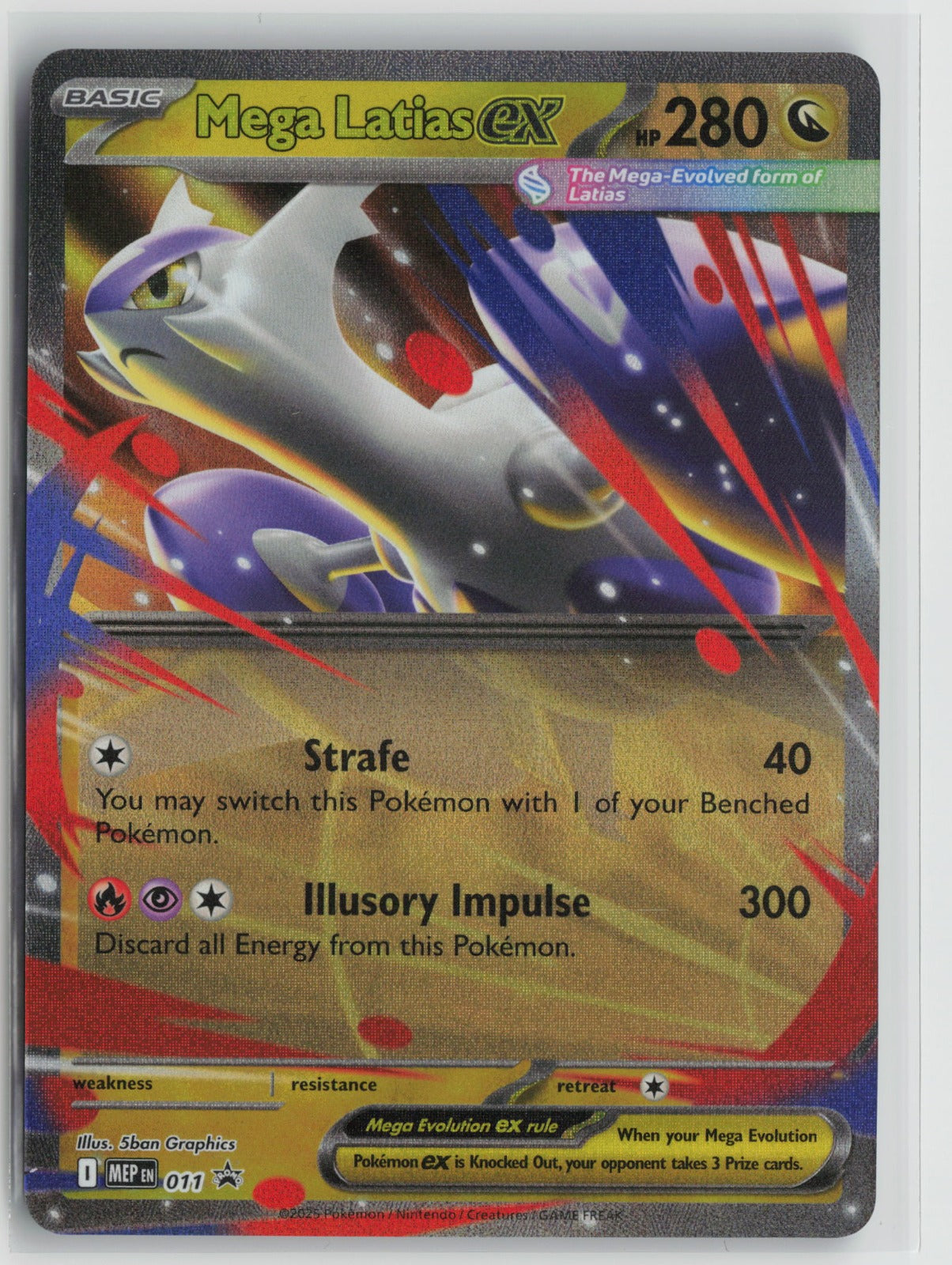 Mega Latias ex - Promo Holo MEP 011 NM
