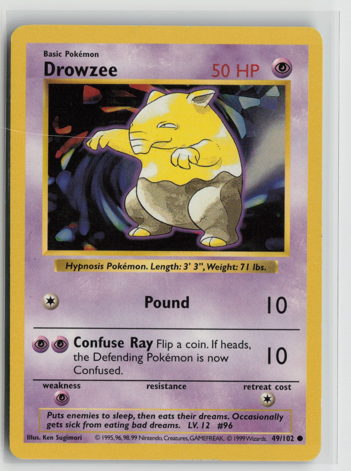 Drowzee Common Unlimited BSS 049/102 LP