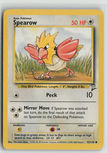 Spearow Common BS2 092/130 LP