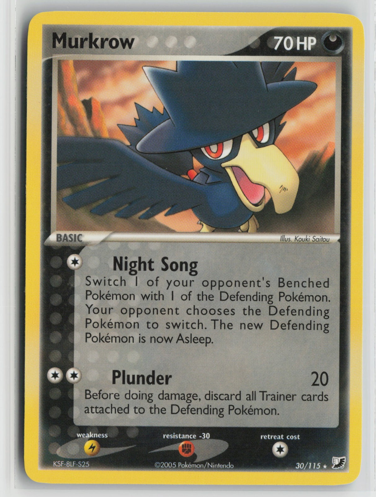 Murkrow Rare UF 30/115 NM