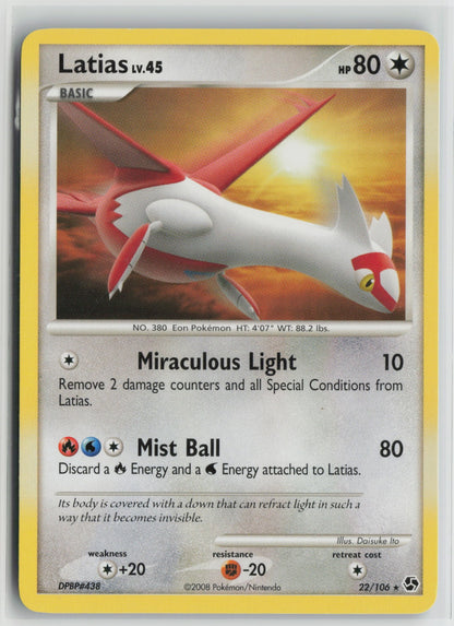 Latias Rare GE 22/106 LP