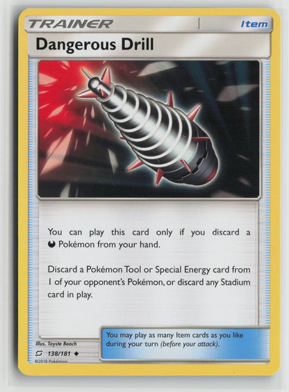 Dangerous Drill Uncommon SM - Team Up 138/181 NM