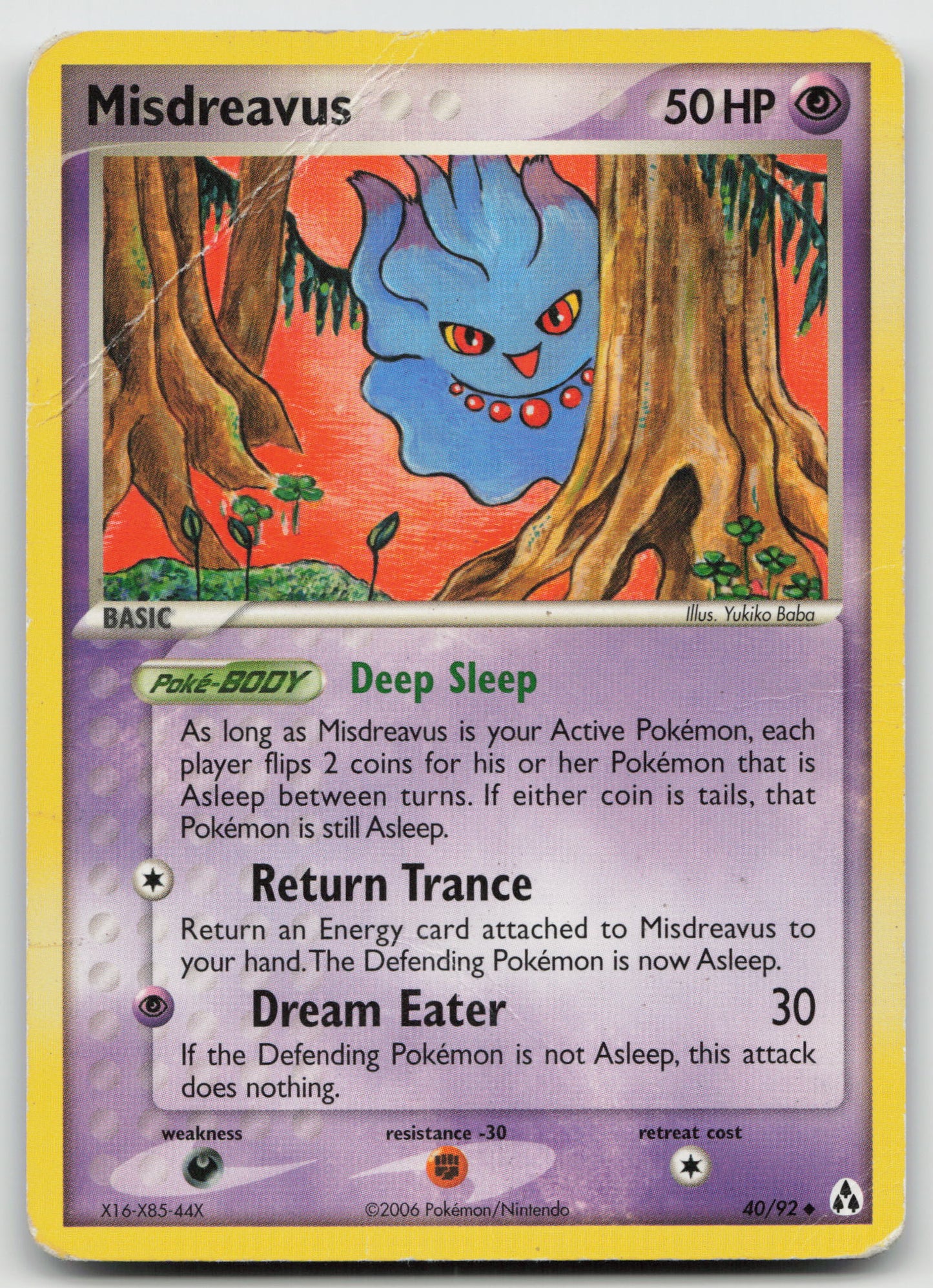 Misdreavus Uncommon Normal LM 40/92 HP