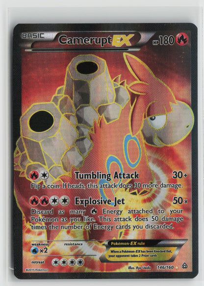 Camerupt EX (146 Full Art) Ultra Rare Holo PRC 146/160 MP