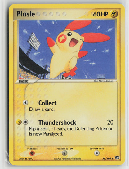 Plusle Uncommon EM 39/106 NM