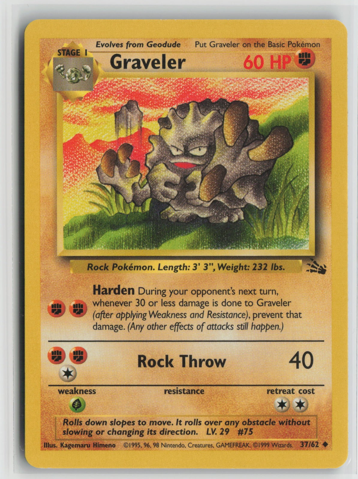 Graveler Uncommon Unlimited FO 37/62 LP
