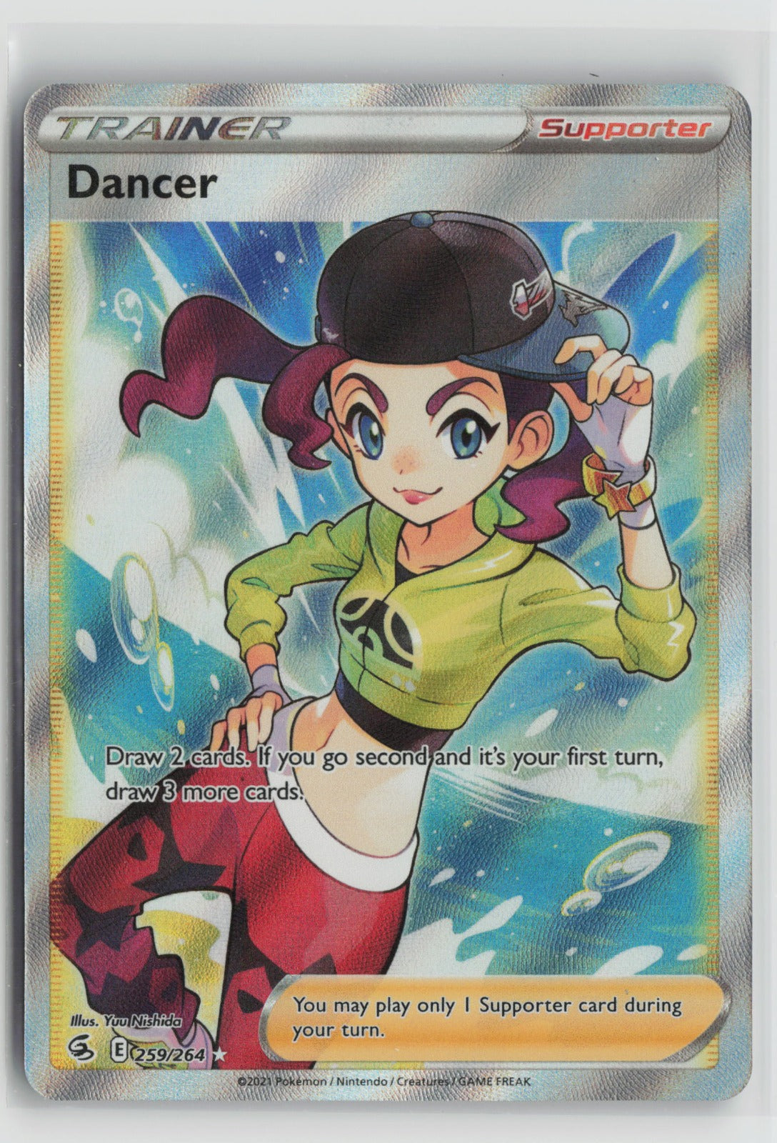 Dancer (Full Art) Ultra Rare Holo SWSH08 259/264 NM