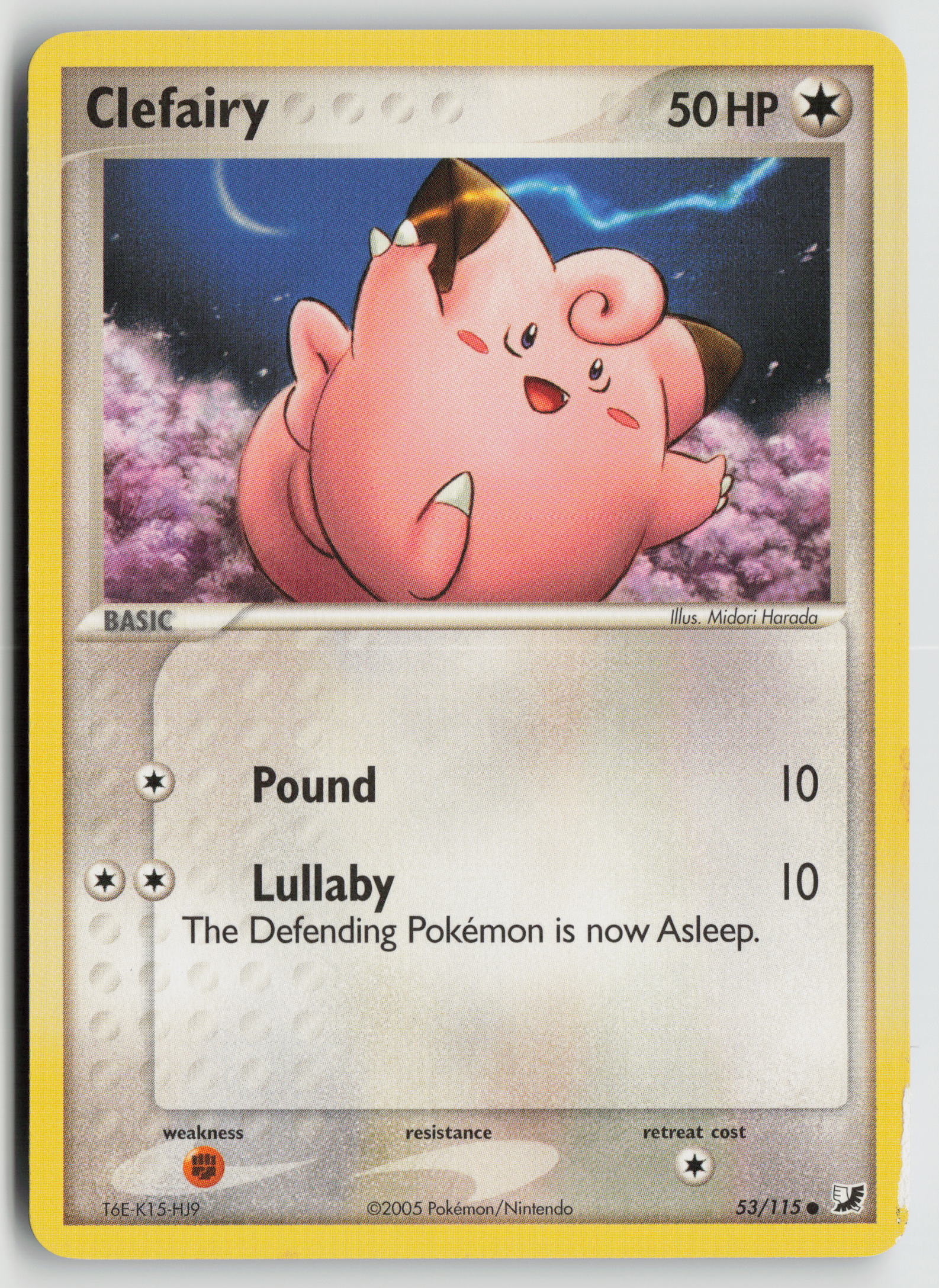 Clefairy Common Unseen Forces 53/115 DMG