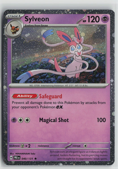 Sylveon - (Cosmos Holo) Rare Holo MCAP 040/131 NM