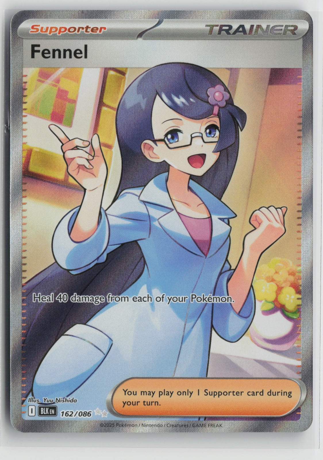 Fennel - Ultra Rare Holo BLK 162/086 NM