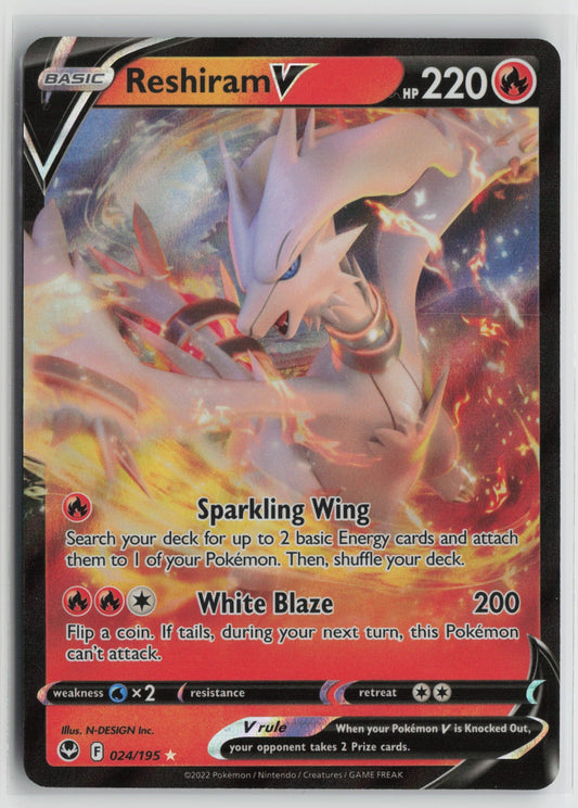 Reshiram V Ultra Rare Holo SWSH12 024/195 NM