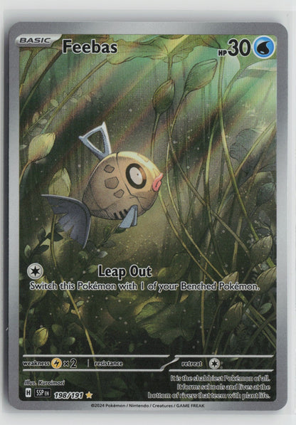 Feebas Illustration Rare Holo SSP 198/191 NM- A