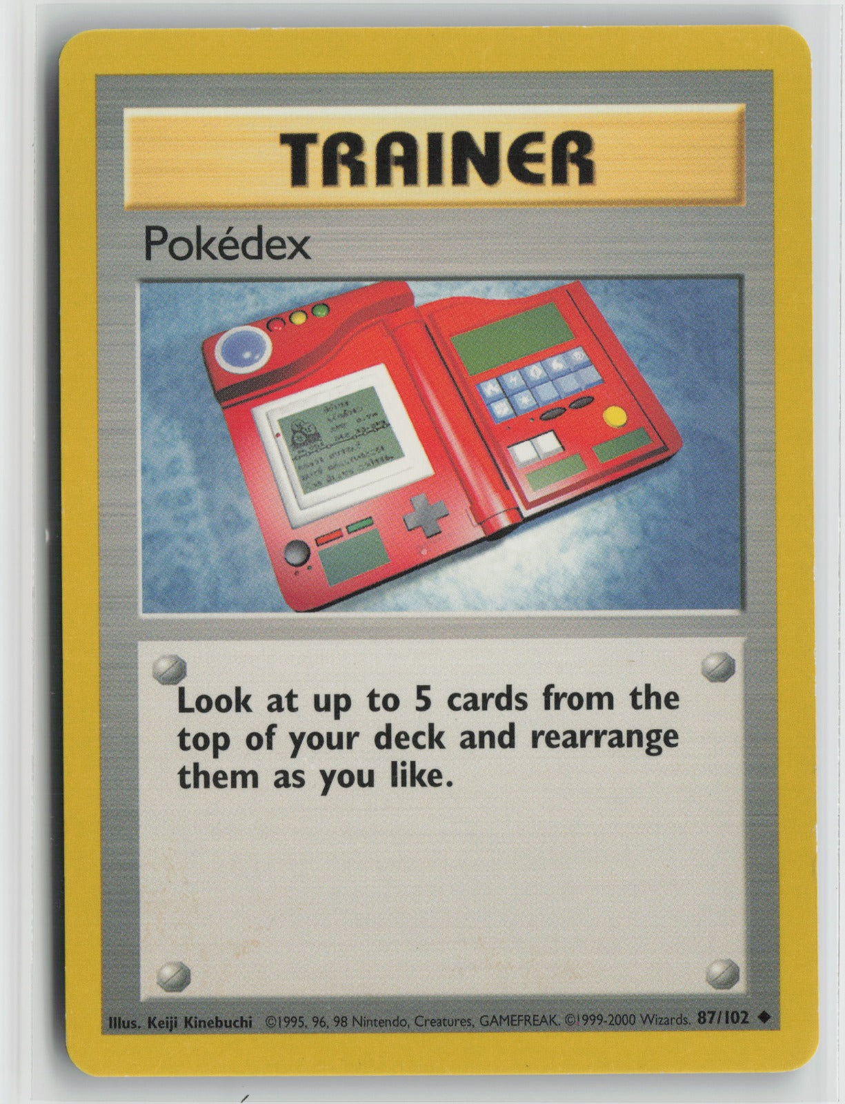 Pokedex Uncommon BS 087/102 MP