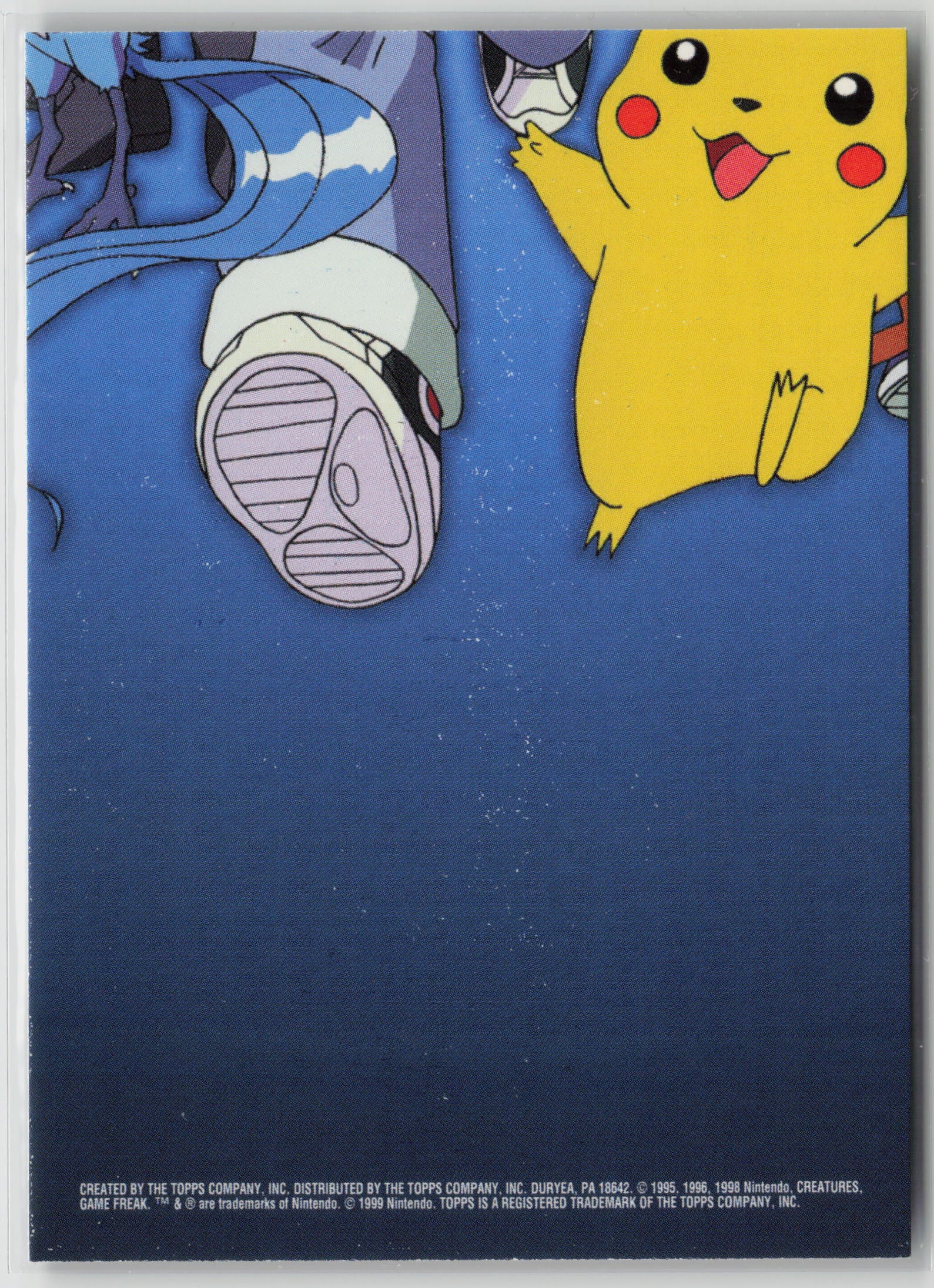 TV12 #23 Ekans/#24 Arbok Topps TV Animation Series 1999 Non-Holo LP (Back)