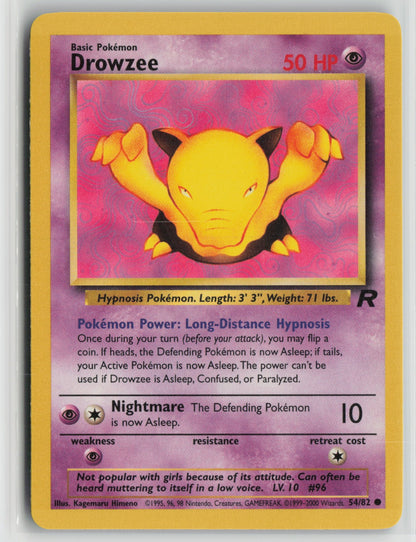 Drowzee Common Unlimited TR 54/82 NM