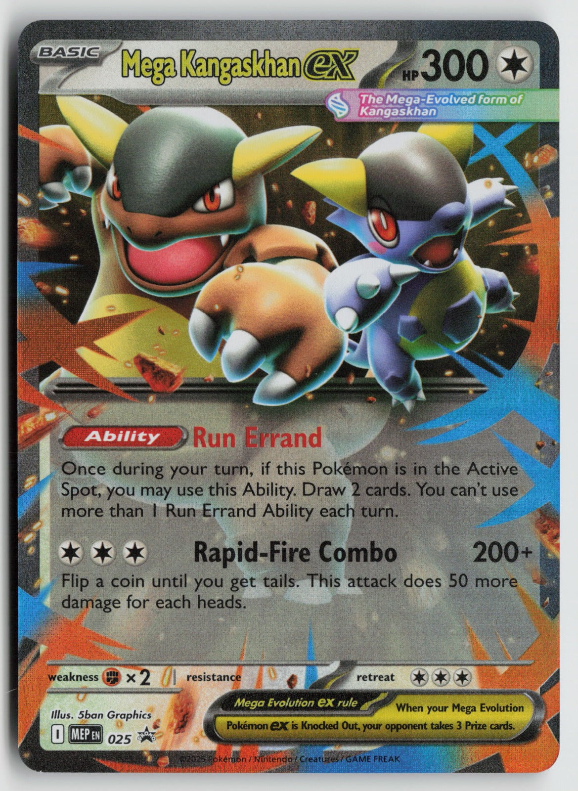 Mega Kangaskhan ex Promo Holo MEP 025 NM