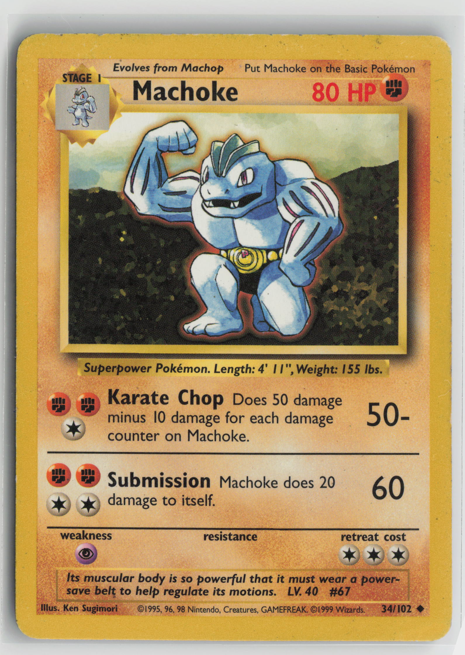 Machoke Uncommon Normal BS 034/102 MP