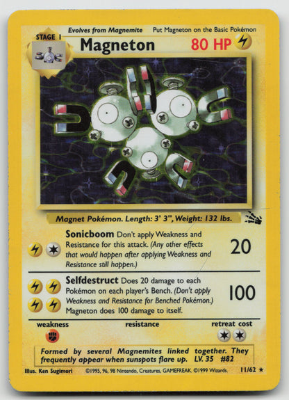 Magneton (11) Holo Rare Holo FO 11/62 HP