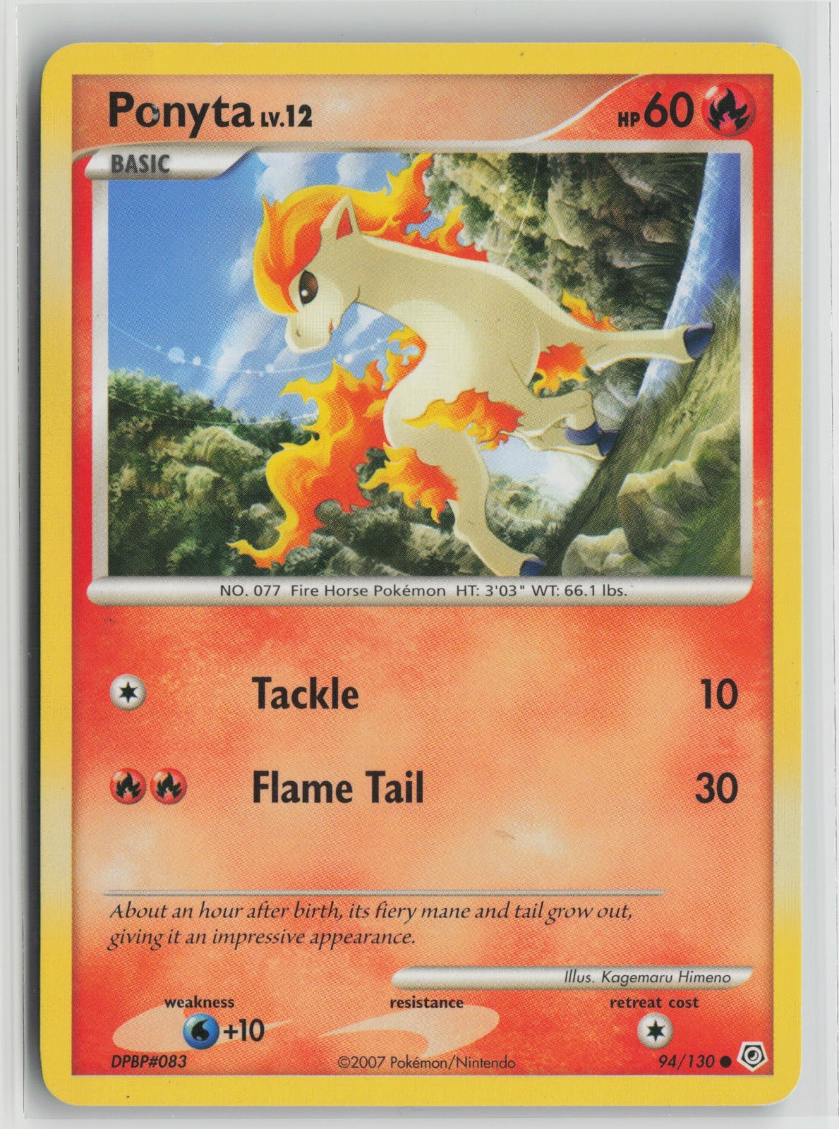 Ponyta Common DP 94/130 LP