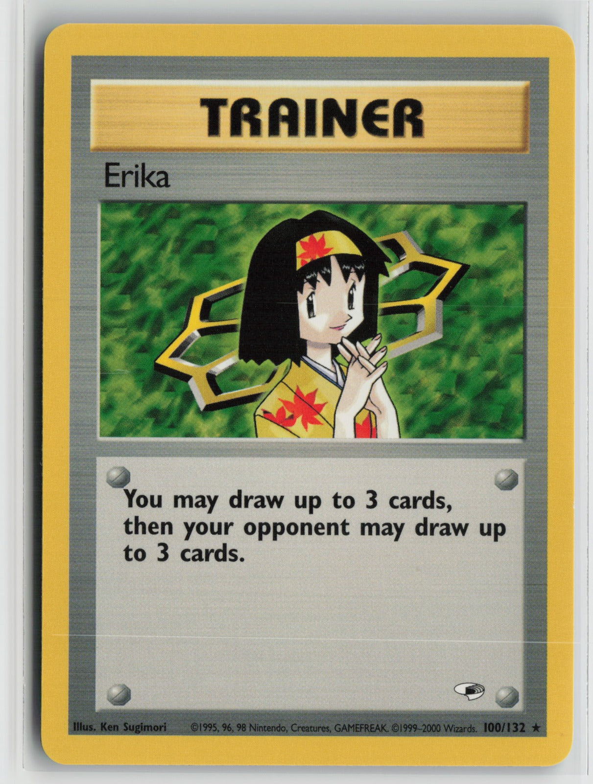 Erika (100) Rare Unlimited G1 100/132 NM