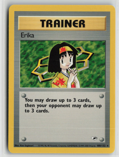 Erika (100) Rare Unlimited G1 100/132 NM