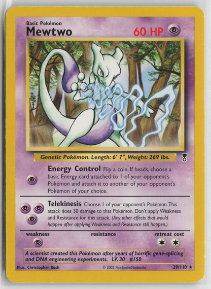 Mewtwo Rare LC 029/110 LP