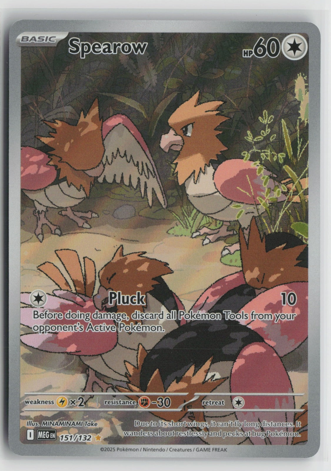 Spearow - Illustration Rare Holo MEG 151/132 NM