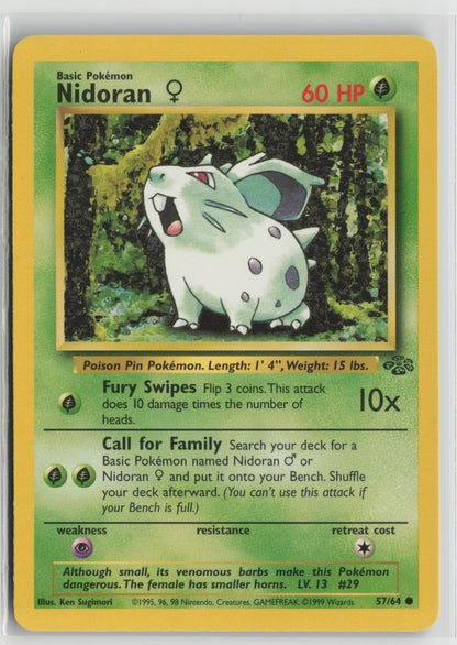 Nidoran F Common Unlimited JU 57/64 LP