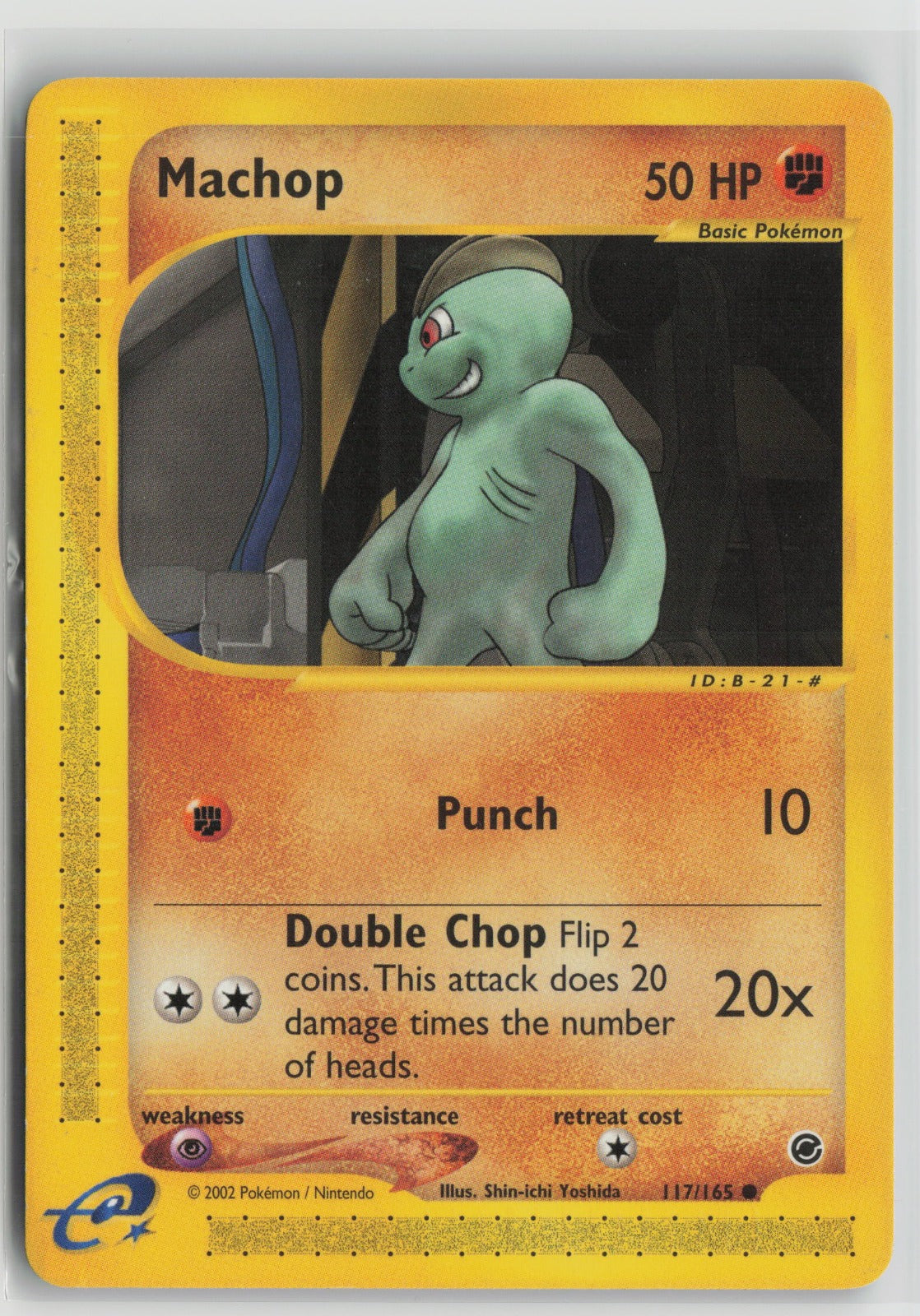 Machop Common EX 117/165 NM