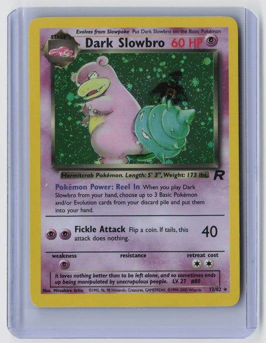 Dark Slowbro (12) Holo Rare Team Rocket 12/82 NM