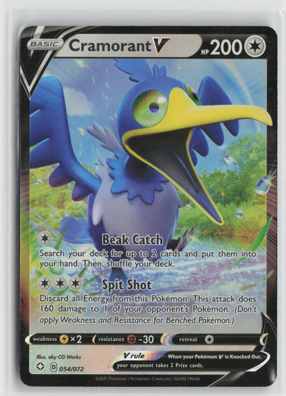 Cramorant V Ultra Rare Holo SHF 054/072 NM