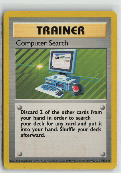 Computer Search Rare Base Set 071/102 LP
