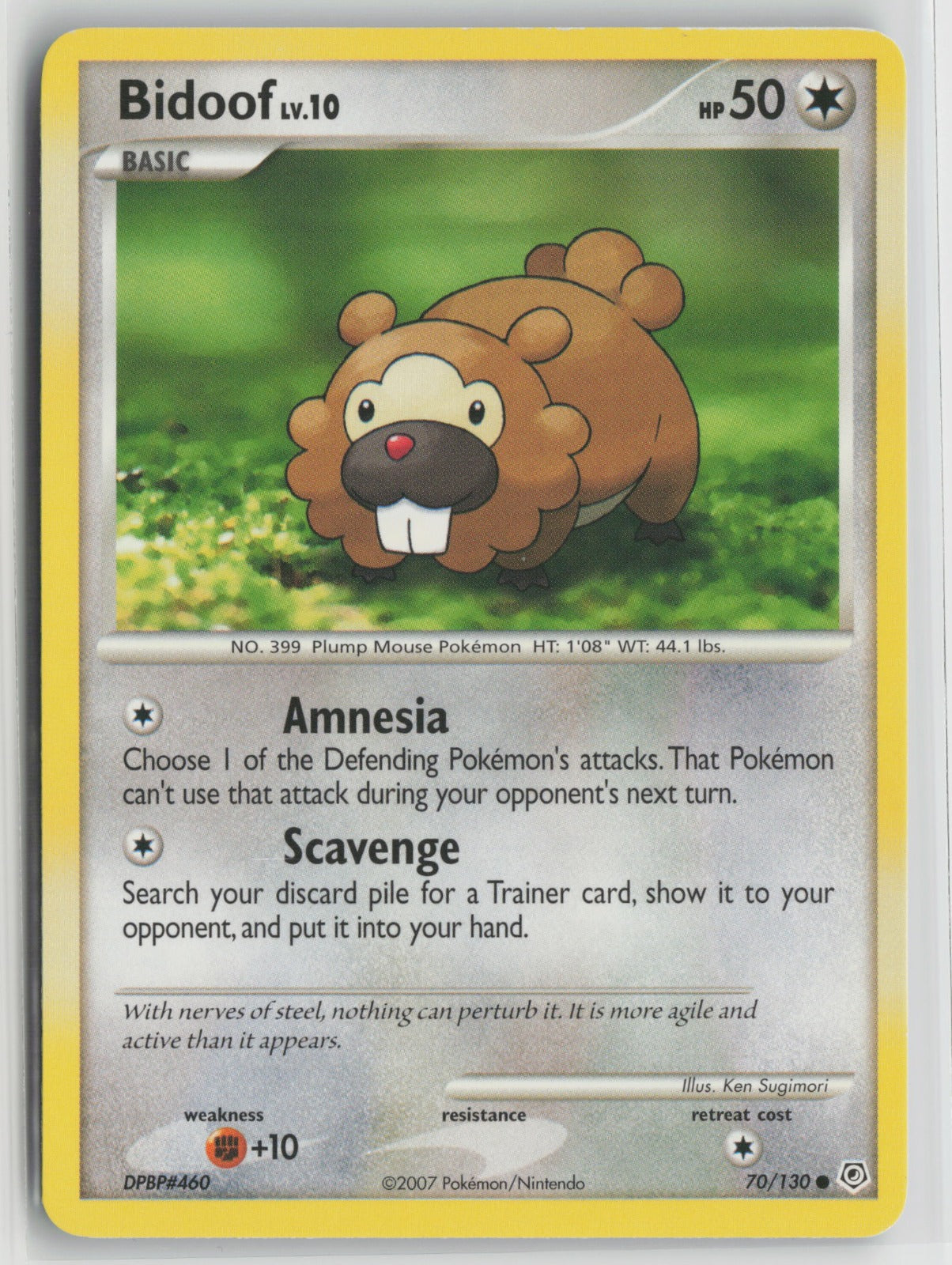 Bidoof Common DP 70/130 NM