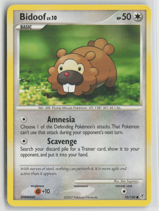 Bidoof Common DP 70/130 NM