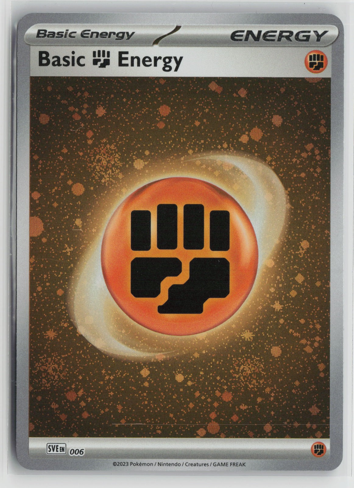 Basic Fighting Energy - Common Holo 3 Swirls SVE 006 NM