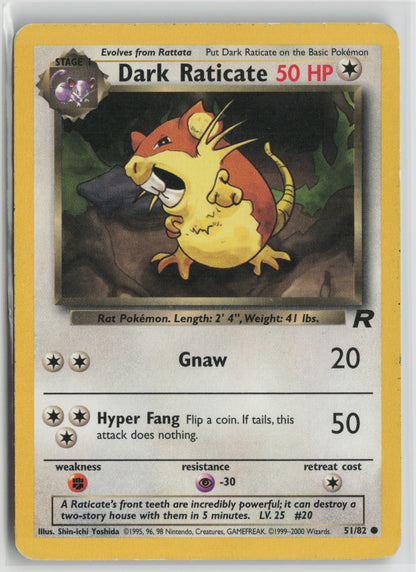 Dark Raticate Common Unlimited TR 51/82 MP
