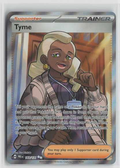 Tyme Ultra Rare Holo PRE 143/131 NM