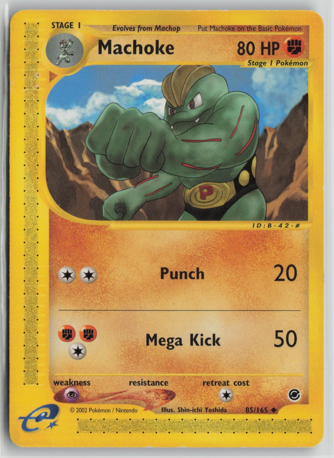 Machoke Uncommon EX 085/165 LP